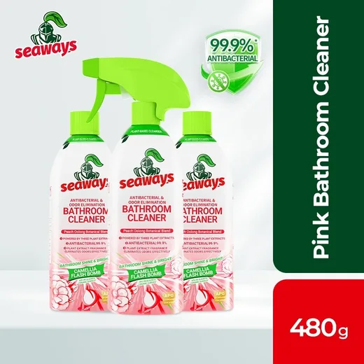 Seaways Bathroom Disinfect& Deodorize Cleaner 480g Toilet Bowl Cleaner Glass Watermark Remover