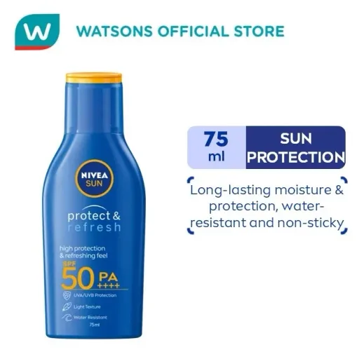 NIVEA Sun Protect & Moisture Sunblock Lotion with SPF 50, 75ml