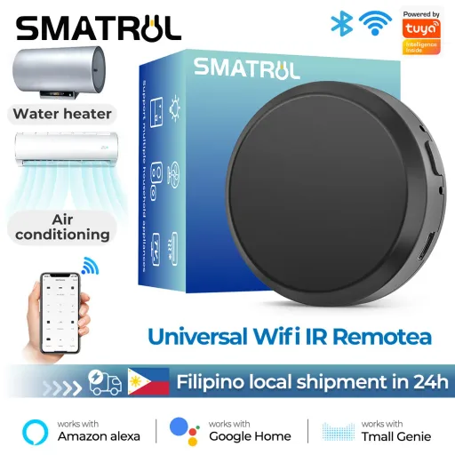 SMATRUL Smart Ir Remote Control Wifi Blaster Controller Universal Repeater Hub Work With Alexa Tuya App Household