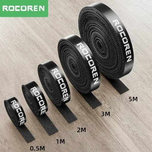 Rocoren Cable Organizer Wire Winder USB Cable Management Charger Protector For Phone Mouse Earphone Cable Holder Cord Protection