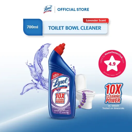 Lysol Antibacterial Toilet Bowl Cleaner Lavender 700 ml