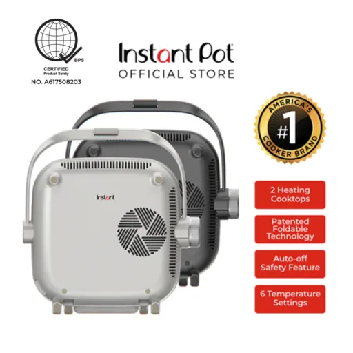 Instant Foldable Multicooker - Infrared Heat Cooker & Grill