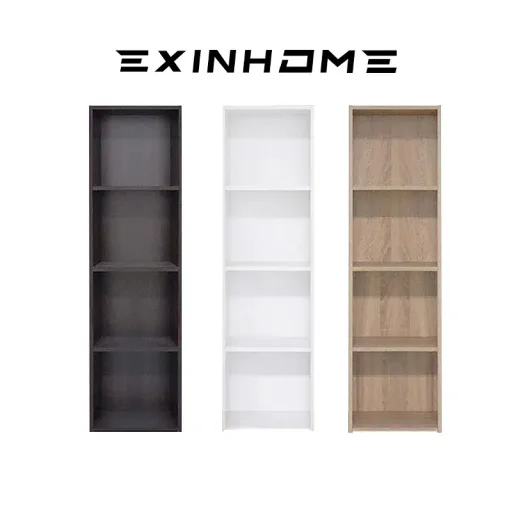 EXINHOME Wooden Book Shelf Organizer Bookshelf Multifunctional Rack Storage Cabinet bookcase Modern