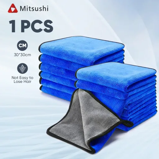 Soft and highly absorbent coral fleece material towel, no shedding of hair, no scratches, can be use