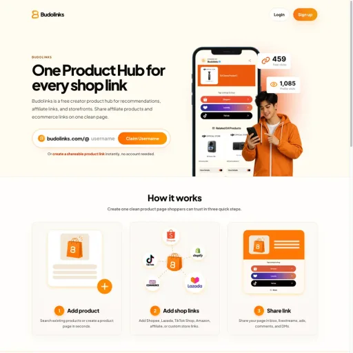 Budolinks | Creator Product Hub for Product & Affiliate Links